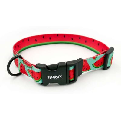 Psiakrew - Watermelon - 2.5 cm - 36-50 cm - Obroża Psiakrew - Watermelon - 2.5 cm - 36-50 cm - Obroża