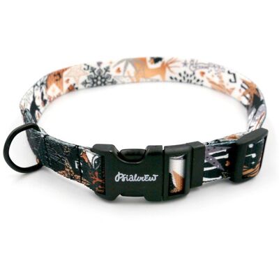 Psiakrew Obroża świąteczna dla Psa Regulowana Deer Calls, wąska 2 cm, czarne okucia-M 28-40 cm Psiakrew Obroża świąteczna dla Psa Regulowana Deer Calls, wąska 2 cm, czarne okucia-M 28-40 cm