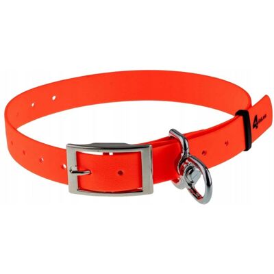 Obroża tropowa BioThane 4WILD do lokalizatora 25mm 35-63cm - Pomarańczowy Obroża tropowa BioThane 4WILD do lokalizatora 25mm 35-63cm - Pomarańczowy