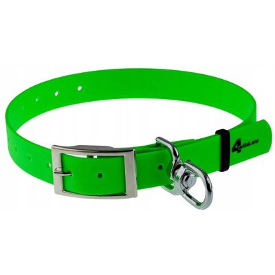 Obroża tropowa BioThane 4WILD do lokalizatora 25mm 35-63cm - Zielony Obroża tropowa BioThane 4WILD do lokalizatora 25mm 35-63cm - Zielony