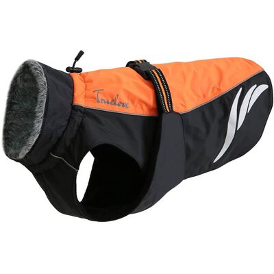 Ocieplany płaszczyk z futerkiem dla psa Truelove Comfort Plus pomarańczowy 70 Ocieplany płaszczyk z futerkiem dla psa Truelove Comfort Plus pomarańczowy 70