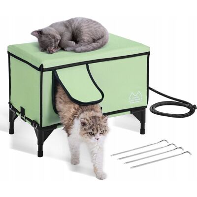 Vevor Ogrzewany Domek Dla Kota Średni - 33 X 53 Cm Vevor Ogrzewany Domek Dla Kota Średni - 33 X 53 Cm