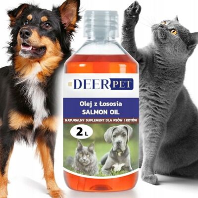 Reverse OLEJ SZKOCKI Z ŁOSOSIA DLA PSA I KOTA PIES KOŃ Salmon Oil Omega 3 i 6 2L Reverse OLEJ SZKOCKI Z ŁOSOSIA DLA PSA I KOTA PIES KOŃ Salmon Oil Omega 3 i 6 2L