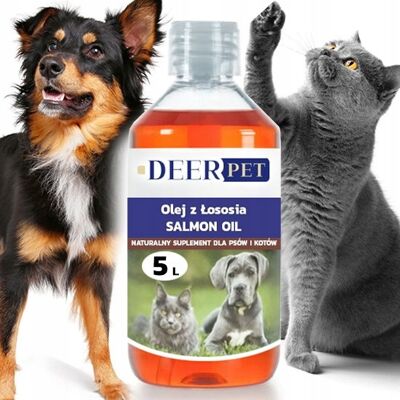 Reverse OLEJ SZKOCKI Z ŁOSOSIA DLA PSA I KOTA PIES KOŃ Salmon Oil Omega 3 i 6 5L Reverse OLEJ SZKOCKI Z ŁOSOSIA DLA PSA I KOTA PIES KOŃ Salmon Oil Omega 3 i 6 5L