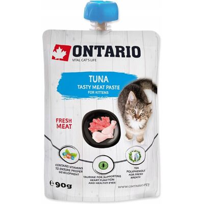 ONTARIO Kitten Tuna Fresh Meat Paste opak. 8x90g (213-527081) ONTARIO Kitten Tuna Fresh Meat Paste opak. 8x90g (213-527081)