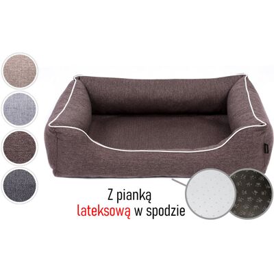 Mestizo Ortopedyczne Legowisko Z Lateksem Kanapa Łóżko Materac Mata Dla Psa 120X90 Sofa Mallorca Orthopedic Latex Antybakteryjne Brązowe/Białe Mestizo Ortopedyczne Legowisko Z Lateksem Kanapa Łóżko Materac Mata Dla Psa 120X90 Sofa Mallorca Orthopedic Latex Antybakteryjne Brązowe/Białe