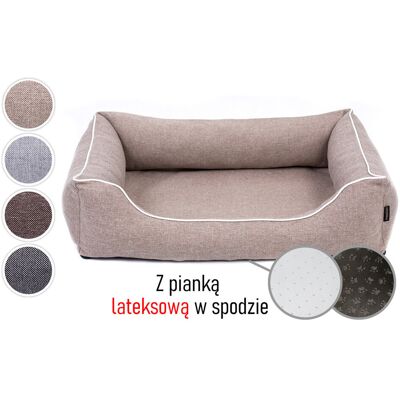 Mestizo Ortopedyczne Legowisko Z Materacem Lateksowym Kanapa Łóżko Materac Mata Dla Psa 120X90 Sofa Mallorca Orthopedic Latex Antybakteryjne Beżowe/Białe Mestizo Ortopedyczne Legowisko Z Materacem Lateksowym Kanapa Łóżko Materac Mata Dla Psa 120X90 Sofa Mallorca Orthopedic Latex Antybakteryjne Beżowe/Białe