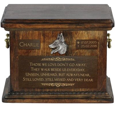 Owczarek belgijski, Belgijski pies pasterski I - skrzynia pamiątkowa psa, personalizowana skrzynia, pamiątkowe pudełko na psie pamiątki marki Art-Dog Owczarek belgijski, Belgijski pies pasterski I - skrzynia pamiątkowa psa, personalizowana skrzynia, pamiątkowe pudełko na psie pamiątki marki Art-Dog