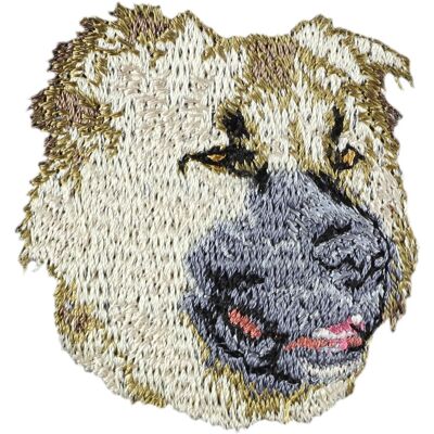 Owczarek kaukaski - naszywka w kształcie psa, haftowana łatka, unikatowa ozdoba do plecaka marki Art-Dog Owczarek kaukaski - naszywka w kształcie psa, haftowana łatka, unikatowa ozdoba do plecaka marki Art-Dog