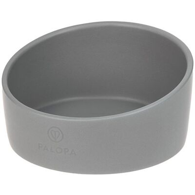 PALOPA Miska dla psa porcelanowa Cali grey 1500ml PALOPA Miska dla psa porcelanowa Cali grey 1500ml