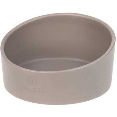 PALOPA Miska dla psa porcelanowa Cali taupe 1500ml PALOPA Miska dla psa porcelanowa Cali taupe 1500ml