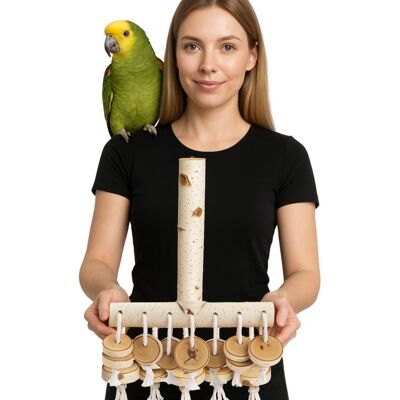 Parrot Planet Naturalnie - Big T - Zabawka dla dużych PaPug XXL- 2kg Parrot Planet Naturalnie - Big T - Zabawka dla dużych PaPug XXL- 2kg