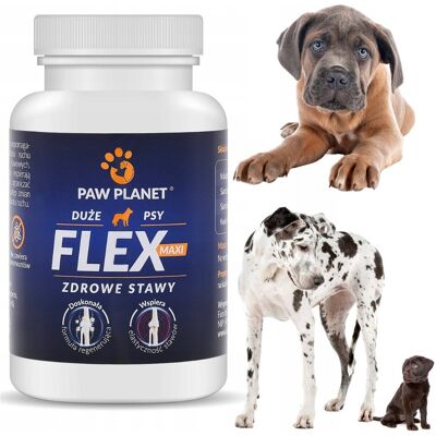 PAW PLANET FLEX MAXI ZDROWE STAWY KOLAGEN DUŻE RASY 120 tabletek PAW PLANET FLEX MAXI ZDROWE STAWY KOLAGEN DUŻE RASY 120 tabletek