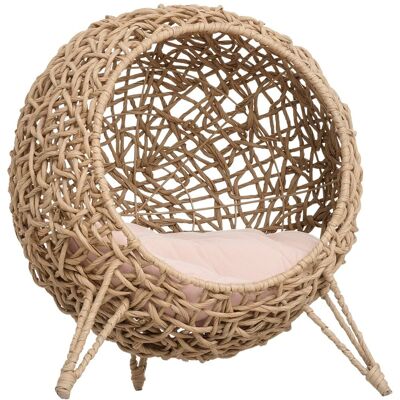 PawHut Katzenhöhle 52x52x58 cm - beige - Kunststoff - jamaćka jaskinia PawHut Katzenhöhle 52x52x58 cm - beige - Kunststoff - jamaćka jaskinia
