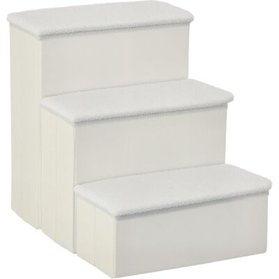 PawHut - Tiertreppe - Białe - 40 cm - Pet Stair PawHut - Tiertreppe - Białe - 40 cm - Pet Stair