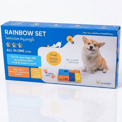 Inny producent Pawzler Puzzle Zabawka Gra Logiczna Dla Psa Rainbow poziom mieszany Inny producent Pawzler Puzzle Zabawka Gra Logiczna Dla Psa Rainbow poziom mieszany