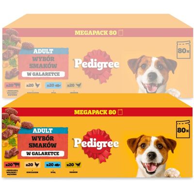 Pedigree Adult Mokra Karma Dla Psa 160x100g Wybór Smaków W Galaretce Pedigree Adult Mokra Karma Dla Psa 160x100g Wybór Smaków W Galaretce