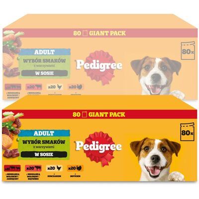 Pedigree Adult Mokra Karma Dla Psa 160x100g Wybór Smaków W Sosie Pedigree Adult Mokra Karma Dla Psa 160x100g Wybór Smaków W Sosie