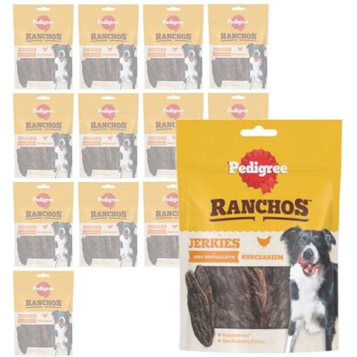 Pedigree Ranchos Jerkies 14x70g Bezzbożowy Przysmak Dla Psa Z Kurczakiem Pedigree Ranchos Jerkies 14x70g Bezzbożowy Przysmak Dla Psa Z Kurczakiem