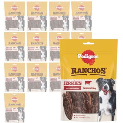 Pedigree Ranchos Jerkies 14x70g Bezzbożowy Przysmak Dla Psa Z Wołowiną Pedigree Ranchos Jerkies 14x70g Bezzbożowy Przysmak Dla Psa Z Wołowiną