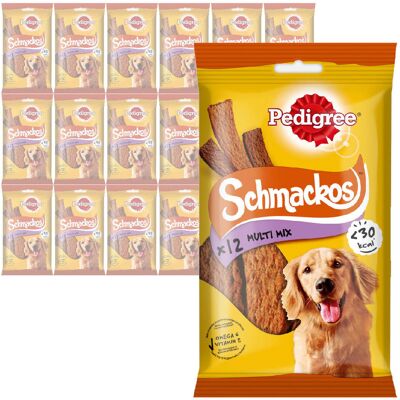 PEDIGREE Schmackos Multi Mix 18x86g Przysmak Dla Psa W Czterech Smakach PEDIGREE Schmackos Multi Mix 18x86g Przysmak Dla Psa W Czterech Smakach