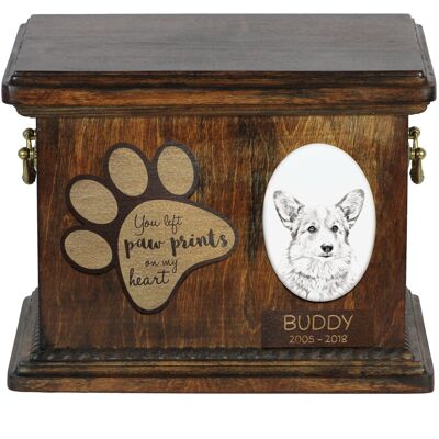 Pembroke Welsh Corgi - skrzynia pamiątkowa psa, personalizowana skrzynia ze zdjęciem, skrzynia ze zdjęciem psa marki Art-Dog Pembroke Welsh Corgi - skrzynia pamiątkowa psa, personalizowana skrzynia ze zdjęciem, skrzynia ze zdjęciem psa marki Art-Dog