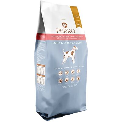 Transparente - Perro Turkey Potatoes - 3 Kg - Dog food Transparente - Perro Turkey Potatoes - 3 Kg - Dog food