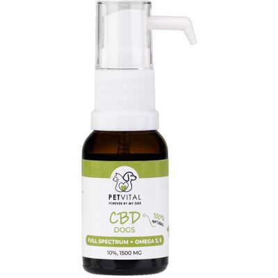 Inny producent Pet Vital Olejek CBD 10% dla Psa Na Stres, Ból i Zdrowe Stawy 15 ml Inny producent Pet Vital Olejek CBD 10% dla Psa Na Stres, Ból i Zdrowe Stawy 15 ml