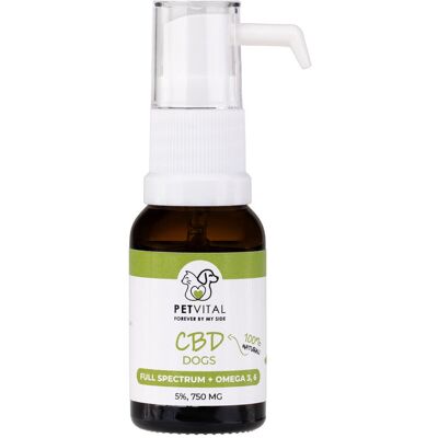 Inny producent Pet Vital Olejek CBD 5% dla Psa Naturalne Wsparcie Spokoju i Zdrowia 15 ml Inny producent Pet Vital Olejek CBD 5% dla Psa Naturalne Wsparcie Spokoju i Zdrowia 15 ml