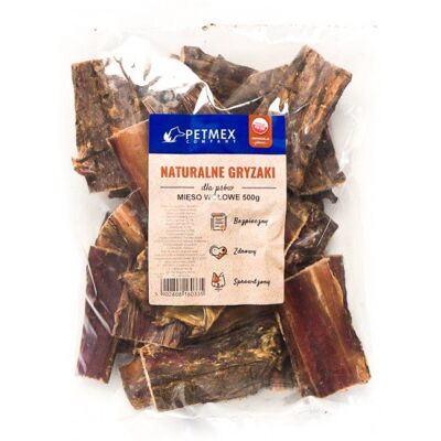 PETMEX Przełyk wołowy - Naturalny gryzak dla psów PETMEX Przełyk wołowy - Naturalny gryzak dla psów