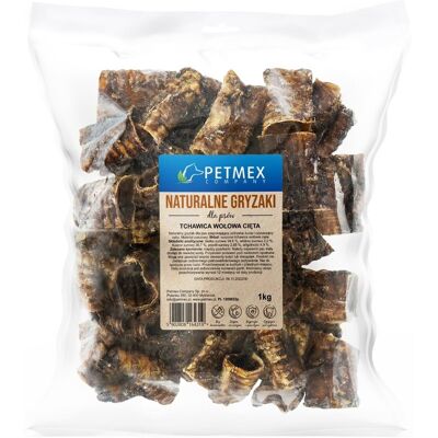 PETMEX Tchawica wołowa cięta gryzak naturalny 1kg PETMEX Tchawica wołowa cięta gryzak naturalny 1kg