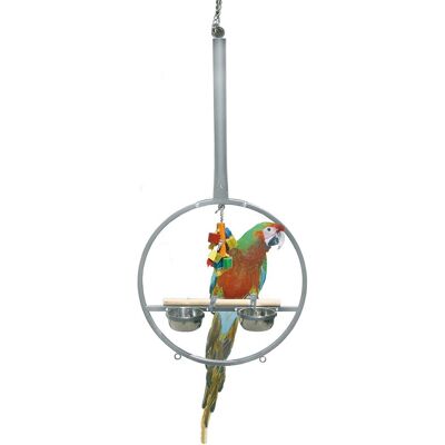 Montana Cages Plac zabaw MONTANA kółko jasny dla dużych i średnich papug Montana Cages Plac zabaw MONTANA kółko jasny dla dużych i średnich papug