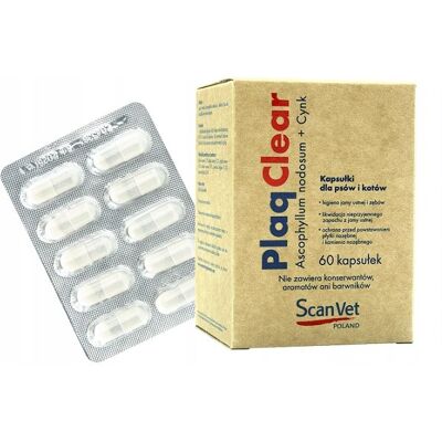 ScanVet PlaqClear 60 kapsułek ScanVet PlaqClear 60 kapsułek