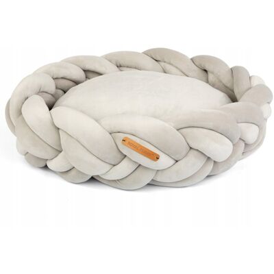 Royal Furry Plecione legowisko Royal Nest poduszka warkocz ponton dla psa i kota 58 cm Royal Furry Plecione legowisko Royal Nest poduszka warkocz ponton dla psa i kota 58 cm