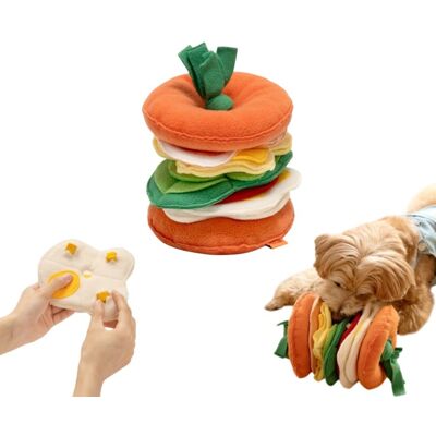 M-Import Pluszowa Zabawka Dla Psa Hamburger Burger Węchowa Edukacyjna M-Import Pluszowa Zabawka Dla Psa Hamburger Burger Węchowa Edukacyjna