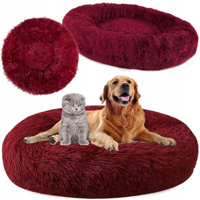 VERK GROUP Pluszowe Legowisko Kojec Dla Psa Kota Miękkie Poduszka Kanapa Posłanie 80Cm VERK GROUP Pluszowe Legowisko Kojec Dla Psa Kota Miękkie Poduszka Kanapa Posłanie 80Cm