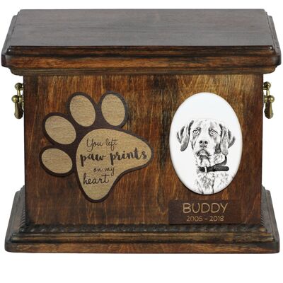 Pointer - skrzynia pamiątkowa psa, personalizowana skrzynia ze zdjęciem, skrzynia ze zdjęciem psa marki Art-Dog Pointer - skrzynia pamiątkowa psa, personalizowana skrzynia ze zdjęciem, skrzynia ze zdjęciem psa marki Art-Dog