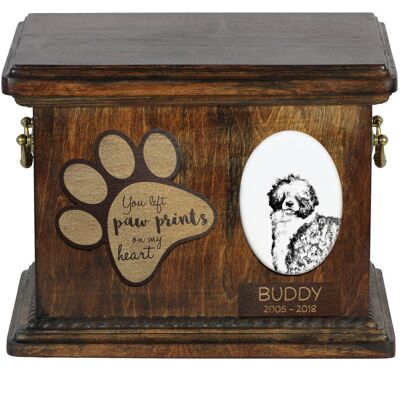 Portugalski pies dowodny - skrzynia pamiątkowa psa, personalizowana skrzynia ze zdjęciem, skrzynia ze zdjęciem psa marki Art-Dog Portugalski pies dowodny - skrzynia pamiątkowa psa, personalizowana skrzynia ze zdjęciem, skrzynia ze zdjęciem psa marki Art-Dog