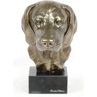 Inny producent Posokowiec bawarski - statuetka psa, popiersie na kamiennej podstawie, rzeźba, trofeum na wystawę psów marki Art-Dog Inny producent Posokowiec bawarski - statuetka psa, popiersie na kamiennej podstawie, rzeźba, trofeum na wystawę psów marki Art-Dog