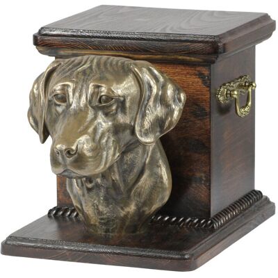 ART Rhodesian Ridgeback, Afrykański pies na lwy - skrzynia pamiątkowa psa ze statuetką, elegancka skrzynia dla psa, wyjątkowa skrzynia z popiersiem psa .. ART Rhodesian Ridgeback, Afrykański pies na lwy - skrzynia pamiątkowa psa ze statuetką, elegancka skrzynia dla psa, wyjątkowa skrzynia z popiersiem psa ..