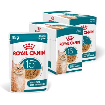 Royal Canin Ageing 15+ Karma Mokra 24x85g Kawałki w Sosie Dla Kotów Dojrzałych Po 15 Roku Życia Royal Canin Ageing 15+ Karma Mokra 24x85g Kawałki w Sosie Dla Kotów Dojrzałych Po 15 Roku Życia