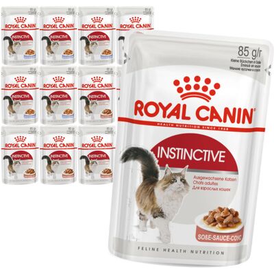 Royal Canin Instinctive FHN 12x85g Karma Mokra W Sosie i Galaretce Dla Kotów Dorosłych Wybrednych Royal Canin Instinctive FHN 12x85g Karma Mokra W Sosie i Galaretce Dla Kotów Dorosłych Wybrednych
