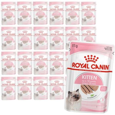 Royal Canin Kitten 24x85g Pełnoporcjowa Mokra Karma Dla Kociąt Do 12 Miesiąca Życia Pasztet Royal Canin Kitten 24x85g Pełnoporcjowa Mokra Karma Dla Kociąt Do 12 Miesiąca Życia Pasztet
