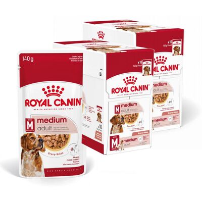 Royal Canin Medium Adult 20x140g Mokra Karma W Sosie Dla Psów Dorosłych Ras Średnich Royal Canin Medium Adult 20x140g Mokra Karma W Sosie Dla Psów Dorosłych Ras Średnich