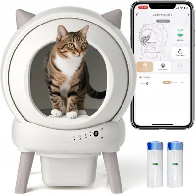 Inny producent Samoczyszcząca automatyczna kuweta dla kota WIFI APLIKACJA KOSTOR NEKO Inny producent Samoczyszcząca automatyczna kuweta dla kota WIFI APLIKACJA KOSTOR NEKO