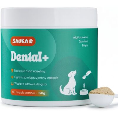 Inny producent Sauka Dental+ Algi dla psa proszek na kamień nazębny plaque off Inny producent Sauka Dental+ Algi dla psa proszek na kamień nazębny plaque off