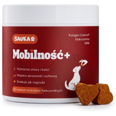 Inny producent Sauka Mobilność+ Suplement na stawy dla psa; kolagen, glukozamina, MSM Inny producent Sauka Mobilność+ Suplement na stawy dla psa; kolagen, glukozamina, MSM