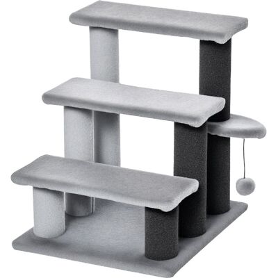 PawHut Schody dla zwierząt, 3-stopniowe niowe, 45x40x48 cm PawHut Schody dla zwierząt, 3-stopniowe niowe, 45x40x48 cm