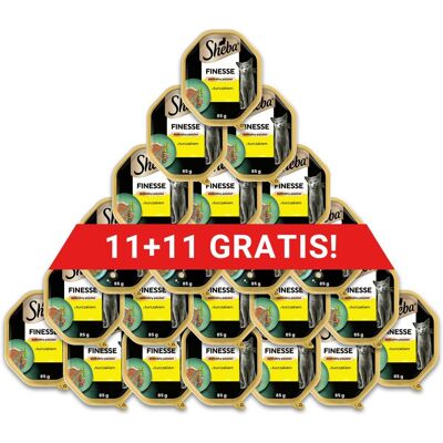 Sheba Tacka Pasztet Finesse Kurczak 22x85g Sheba Tacka Pasztet Finesse Kurczak 22x85g