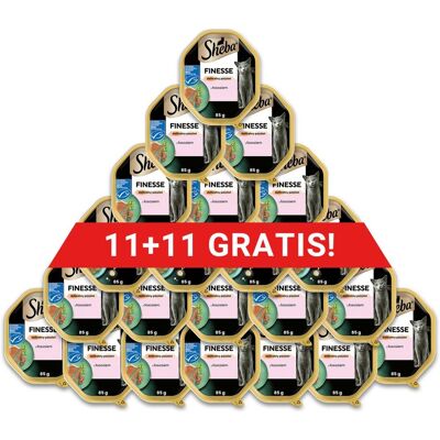 Sheba Tacka Pasztet Finesse Łosoś 22x85g Sheba Tacka Pasztet Finesse Łosoś 22x85g